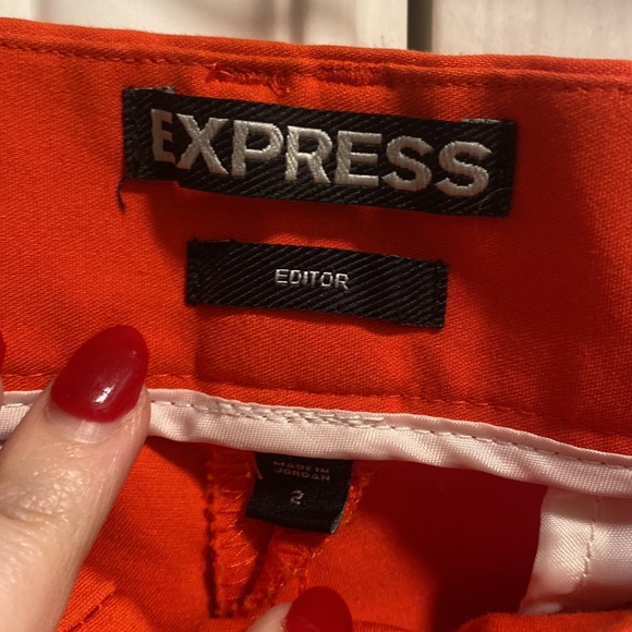 Coral womens slacks, editor style from Express - Picture 4 of 6